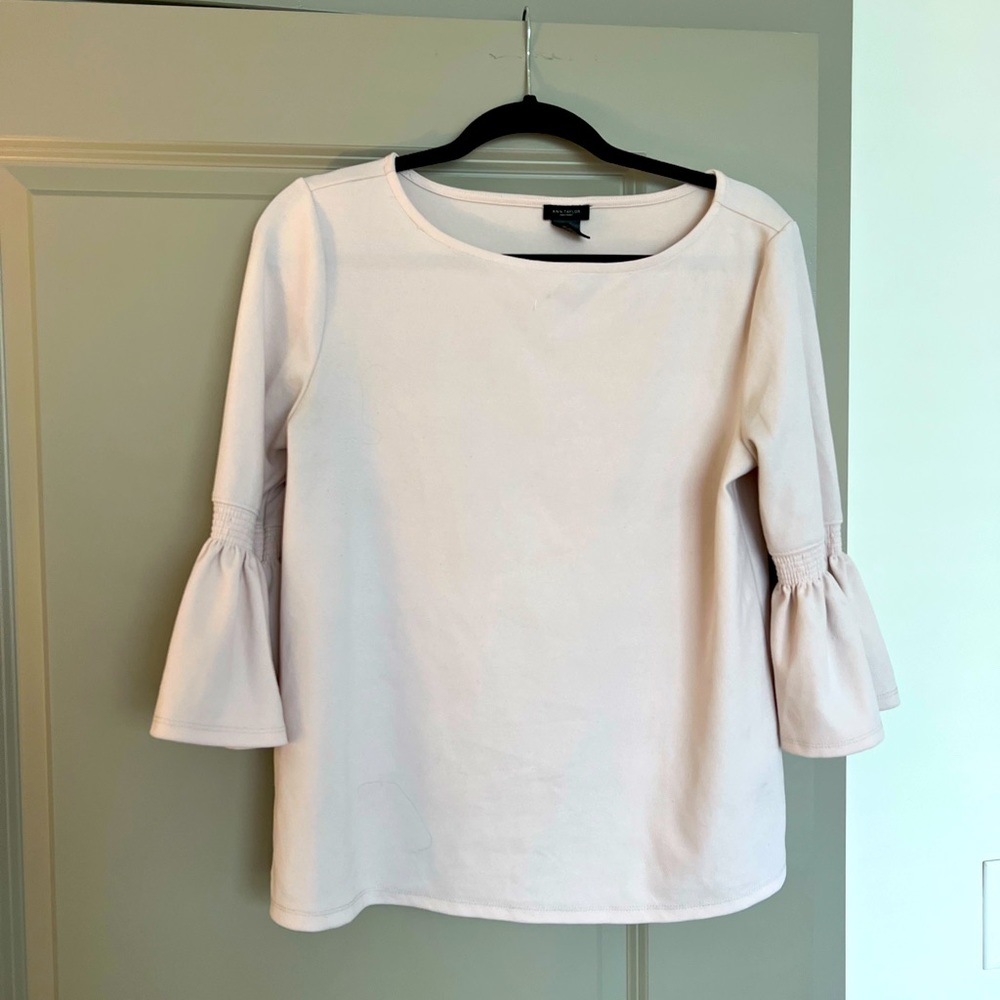Ann Taylor Factory bell sleeve blouse